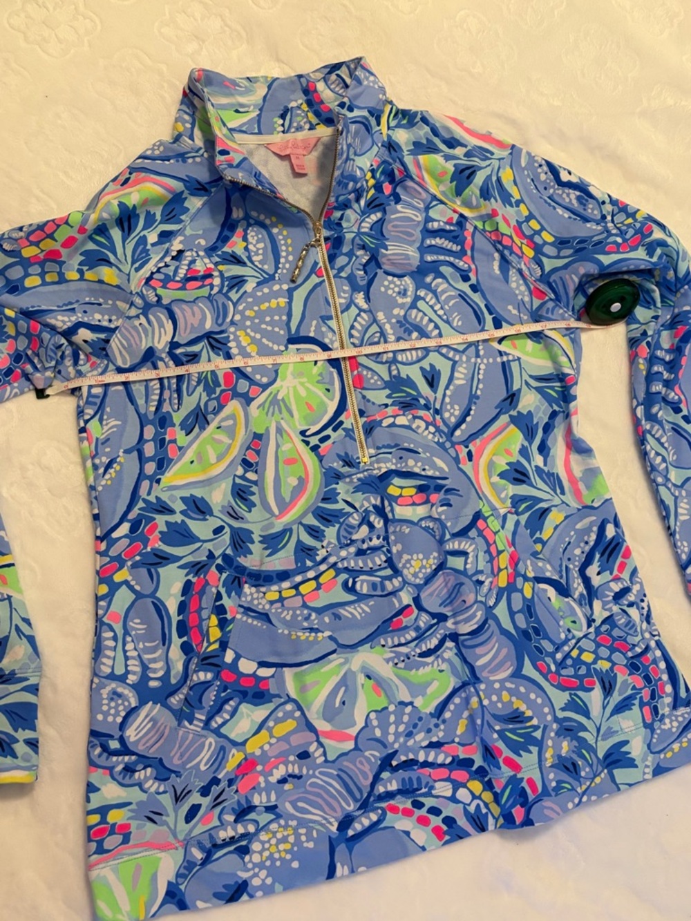 Lilly Pulitzer half zip pullover M - Picture 5 of 9